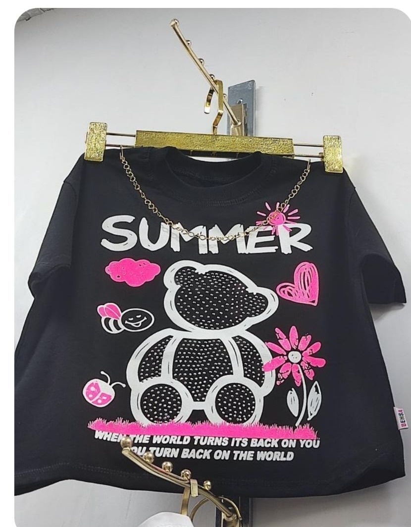 کراپ دخترانه سایز 55