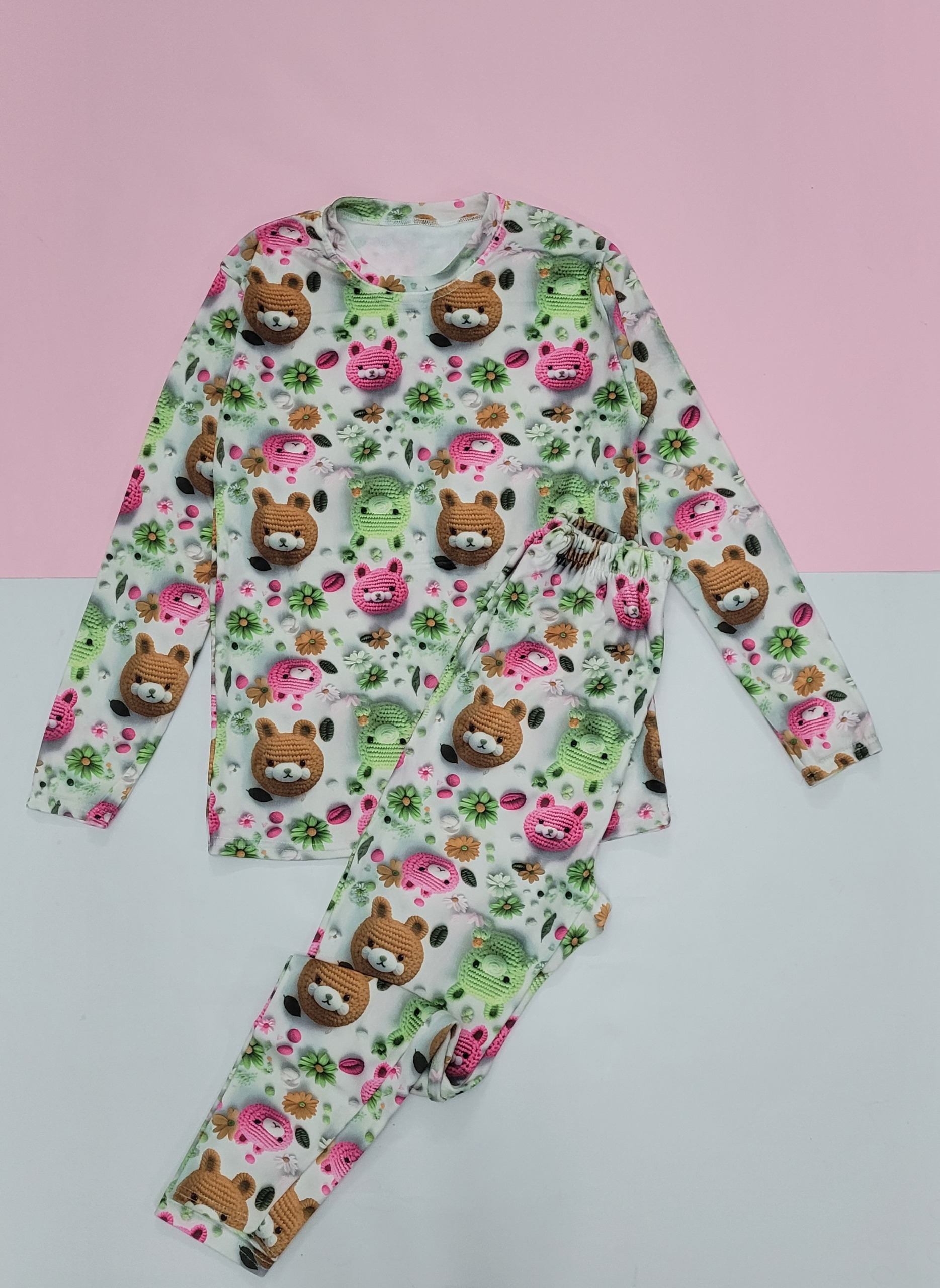 بلوز شلوار مخمل سه بعدی