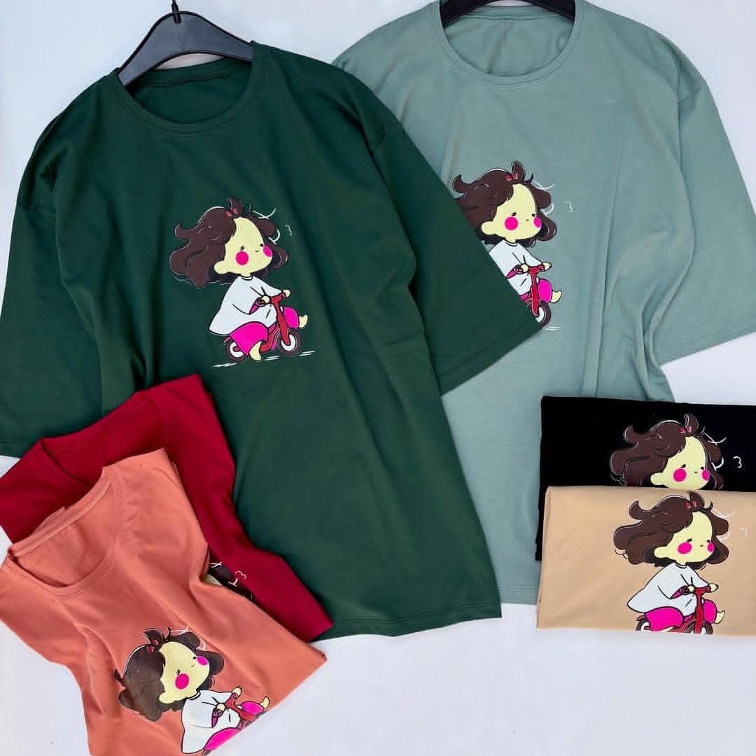 تیشرت لانگ پریا