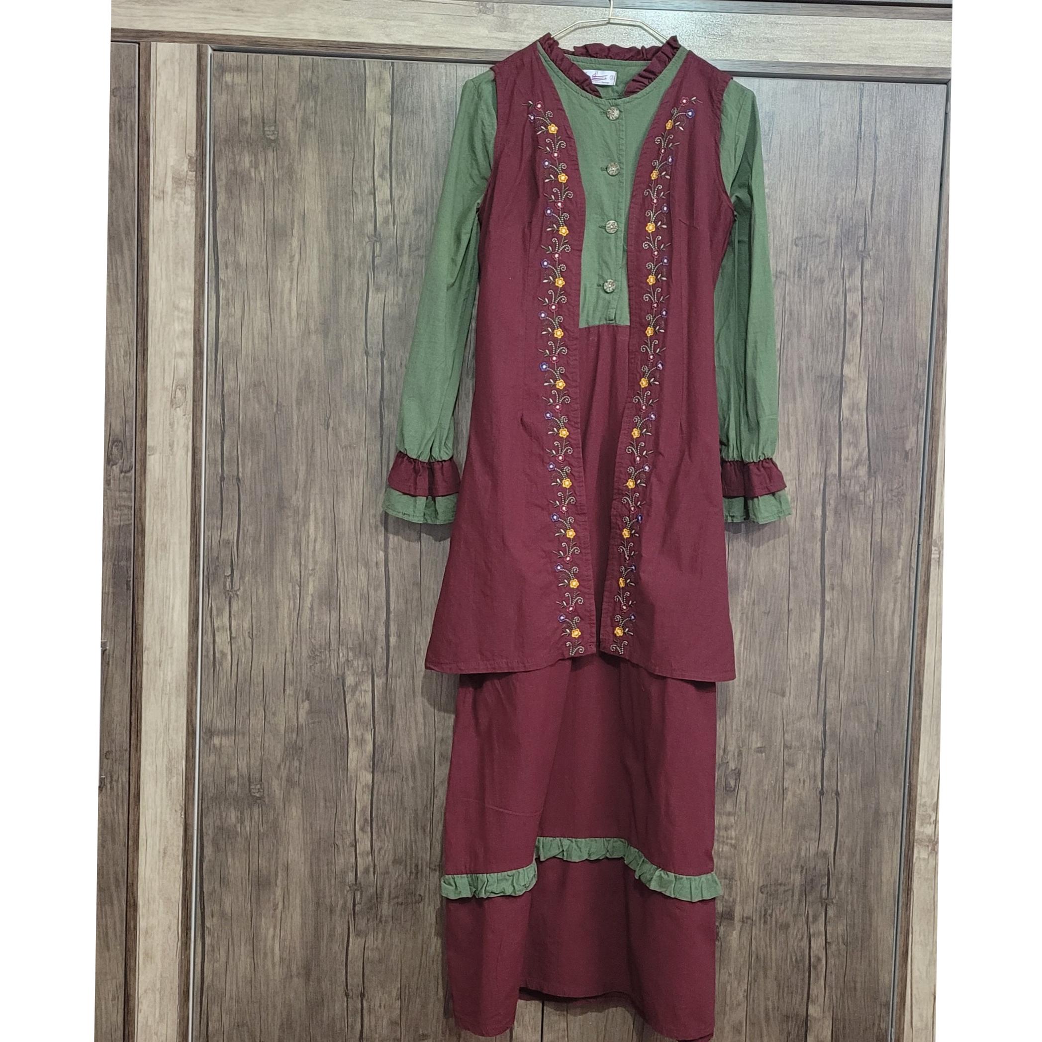 مانتو پیراهنی سنتی