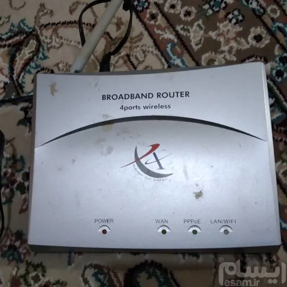 روتر وایرلس 4 پرت تک آنتن 1سال کار کرد