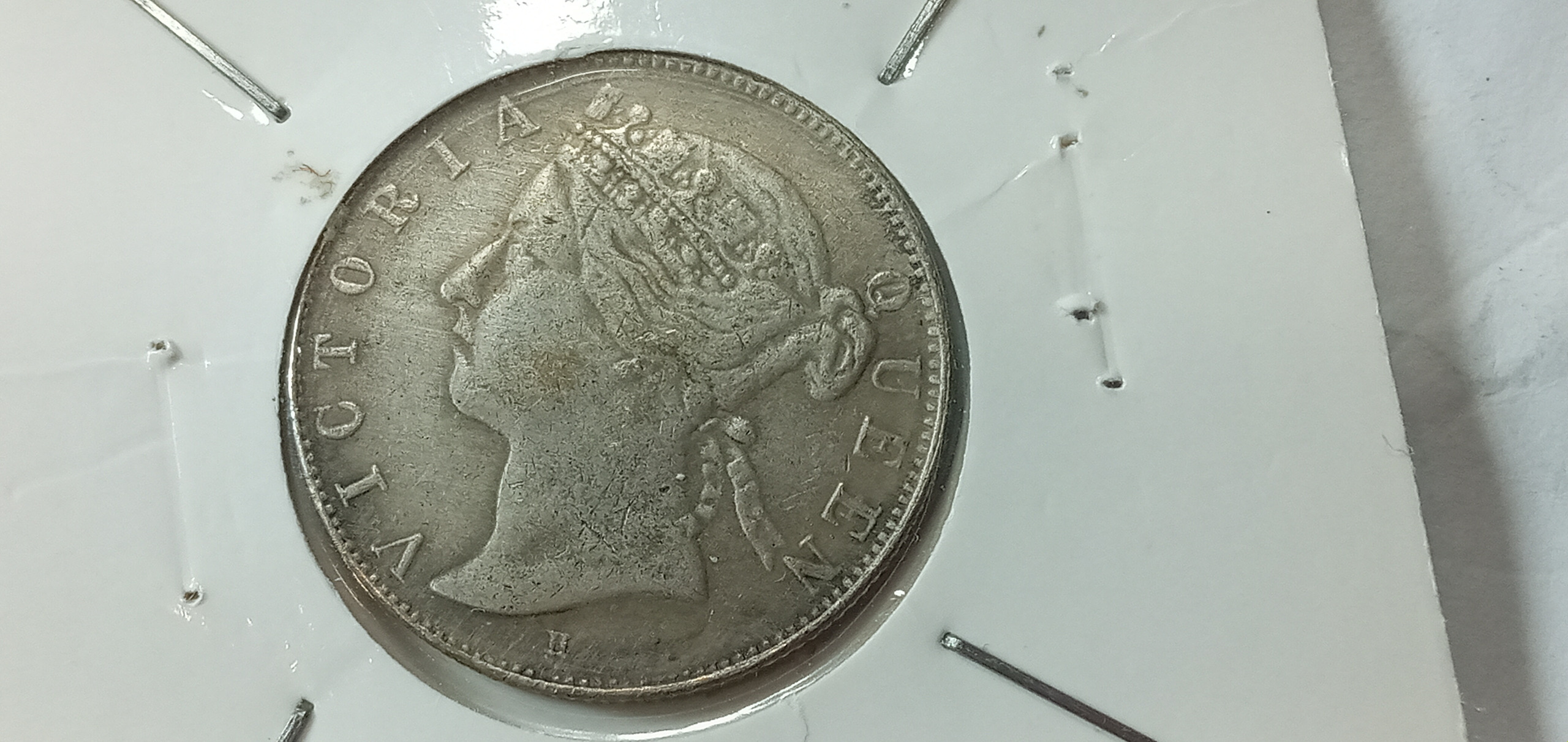 سکه 20سنتی ویکتوریا1880هنگ کنگ زمان استعمارچبن