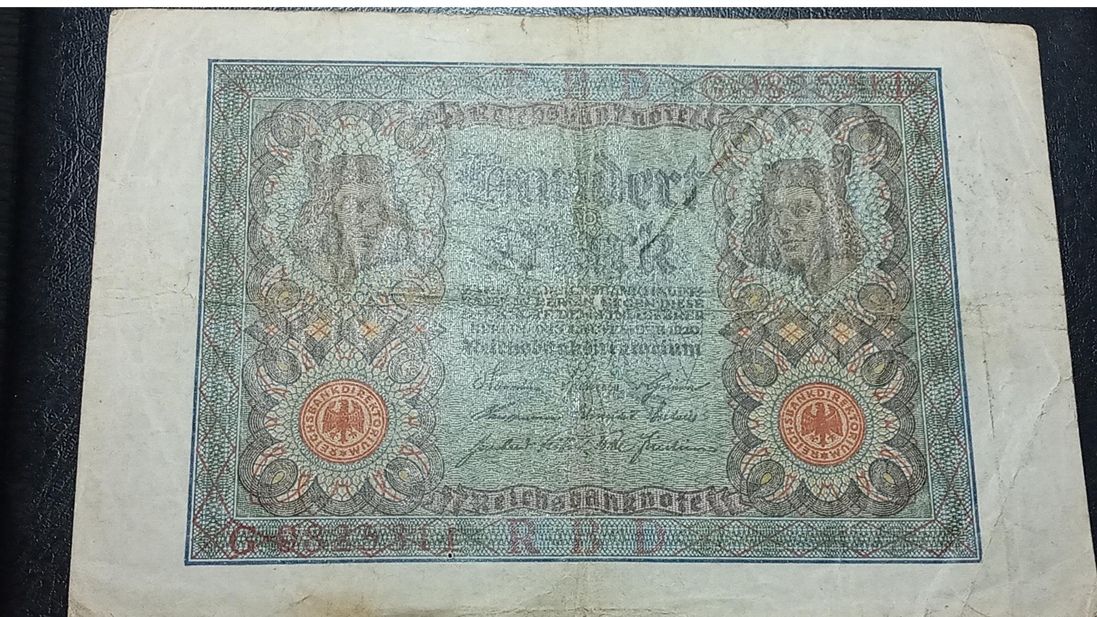 100 مارک  المان قدیم