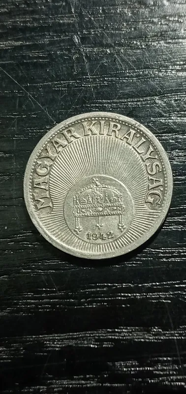 سکه کمیاب 10فیلر مجارستان 1942