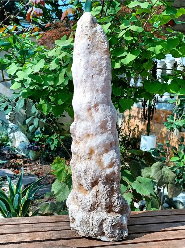 آراگونیت قندیلی معدنی چهارده کیلویی بی نظیر