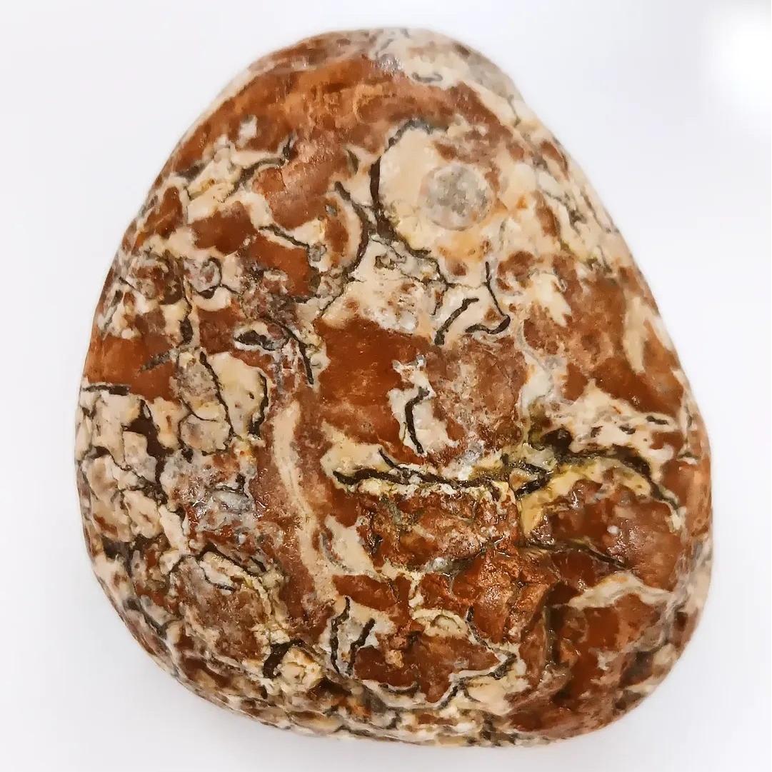 جاسپر سرخ موزاییکی رگه دار بسیار با کیفیت