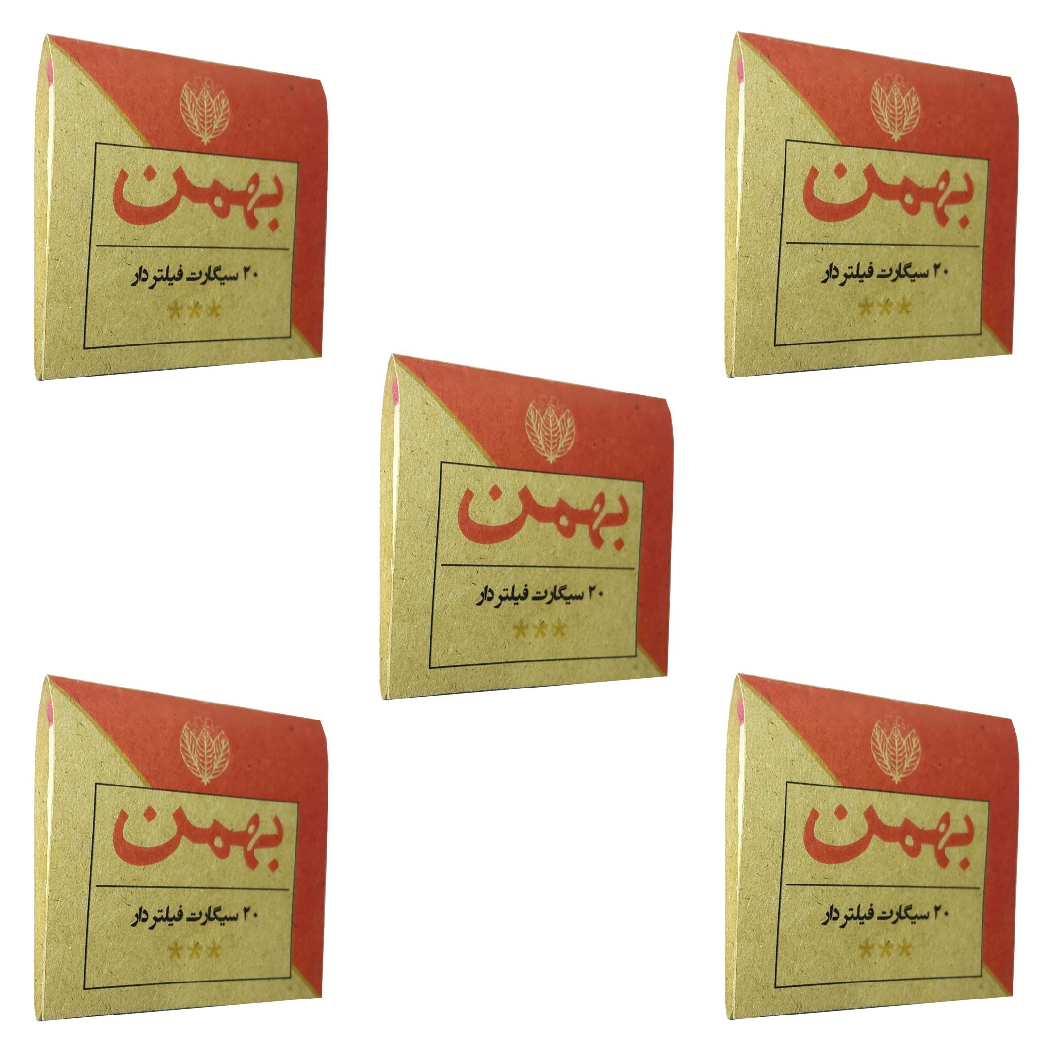 کبریت کتابی مدل بهمن بسته 5 عددی