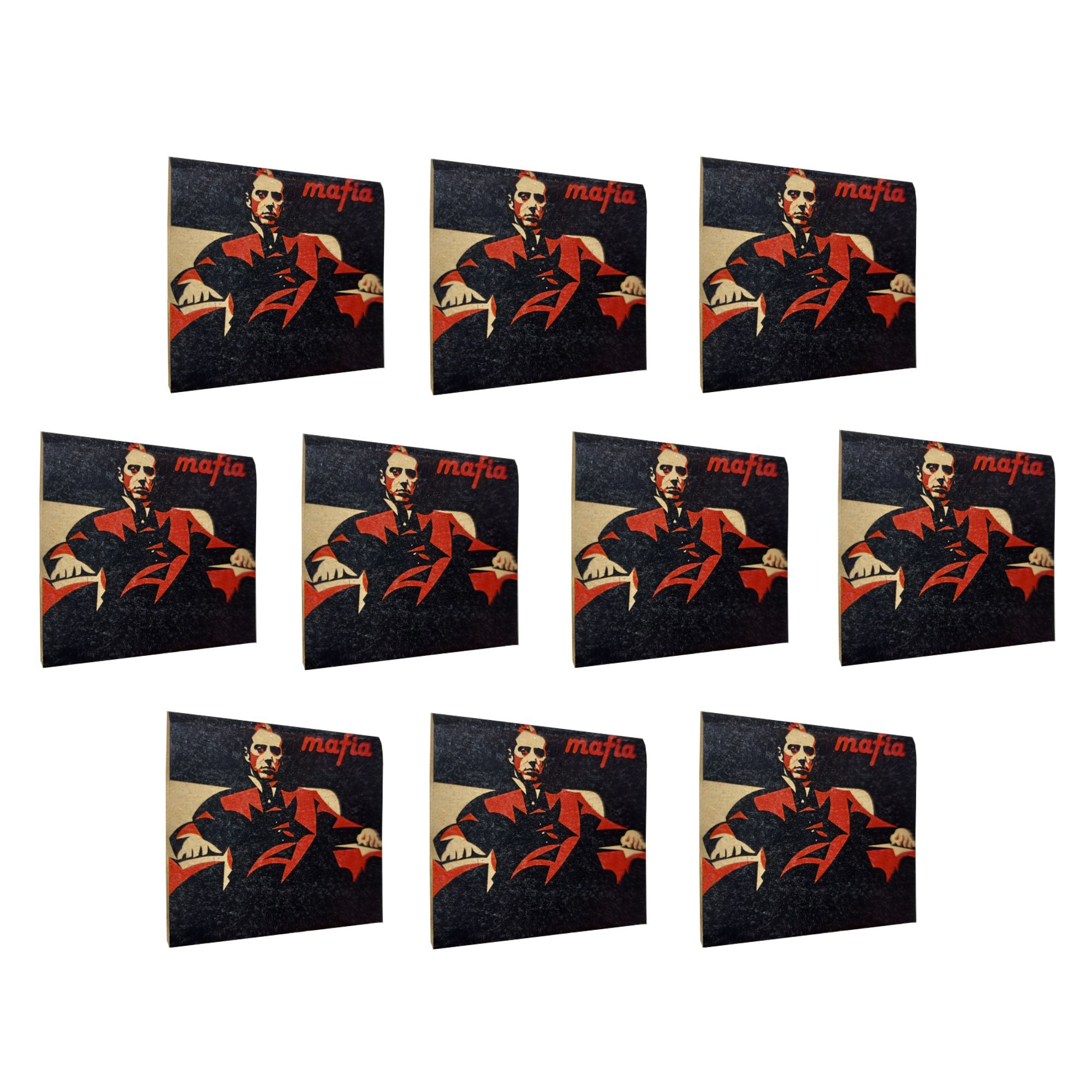 کبریت کتابی مدل مافیا بسته 10 عددی