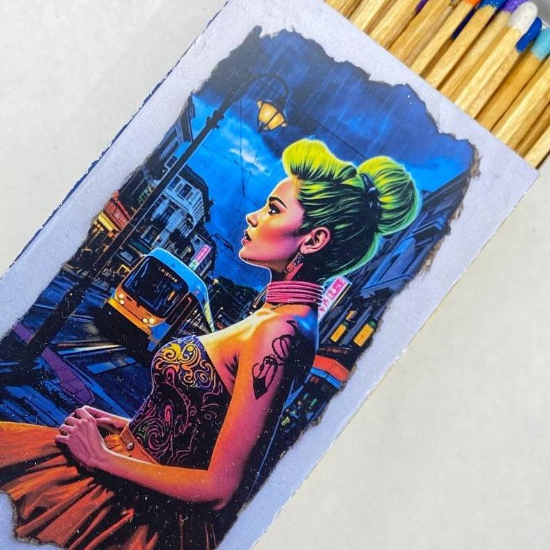 کبریت شومینه مدل دختر