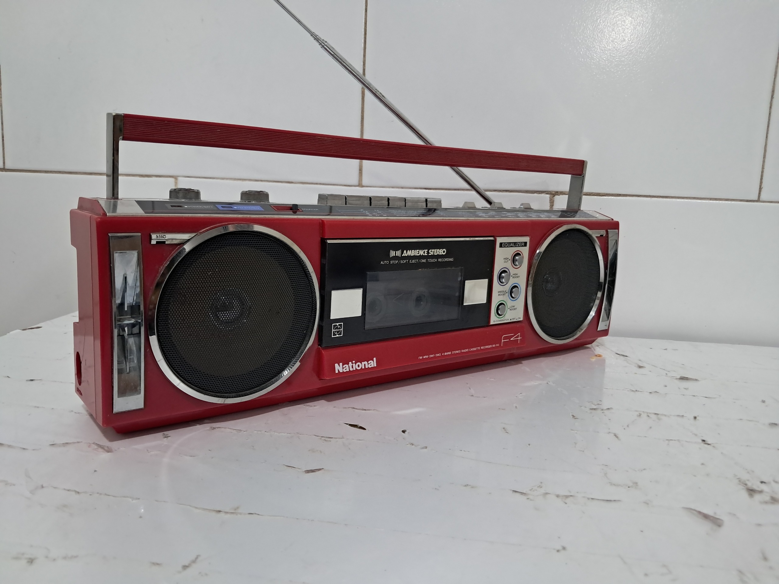 رادیو ضبط ناسیونال ژاپن خوش رنگ