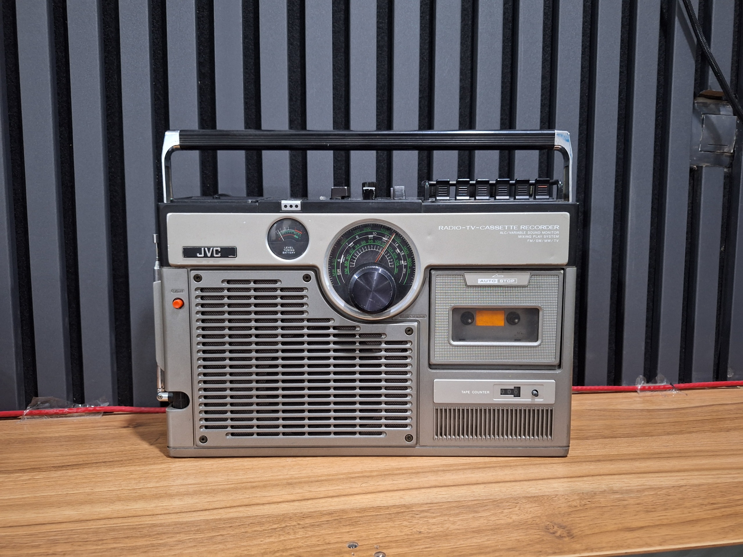 رادیو ضبط جی وی سی سه کاره عتیقه ژاپن