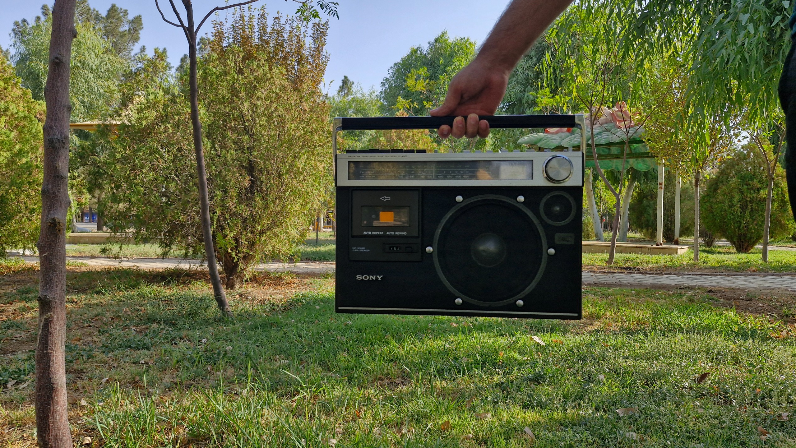 رادیو ضبط سونی سایز بزرگ عتیقه ژاپن