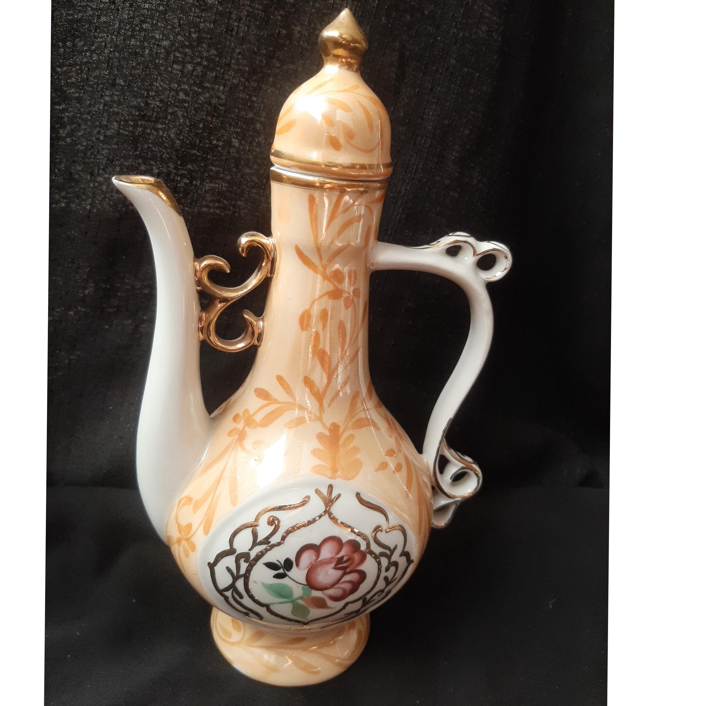 گلاب پاش روسی نقاشی آب طلا توضیحات