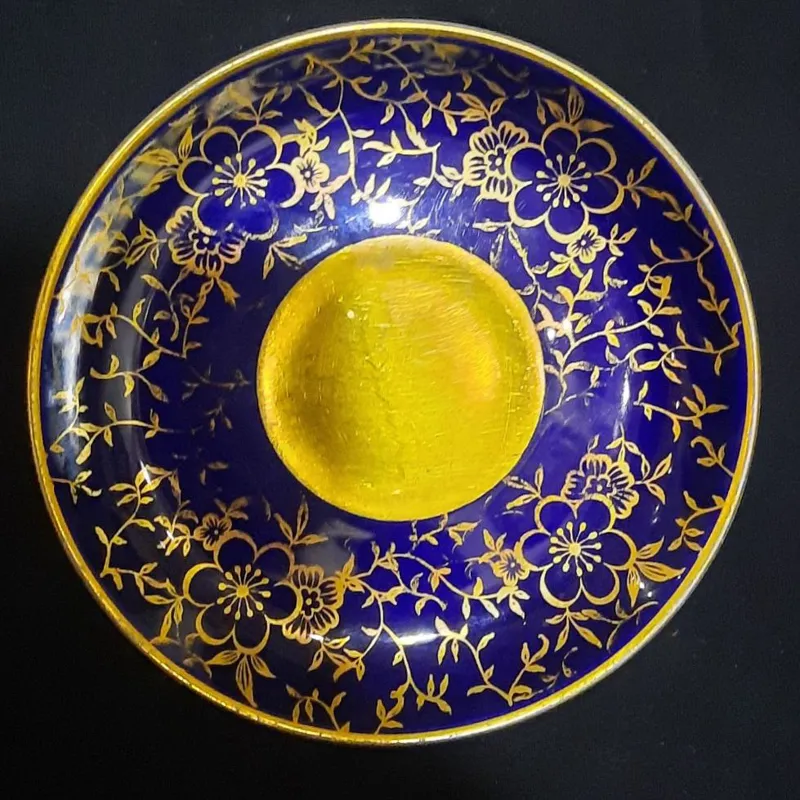 نعلبکی باواریا آلمان دیوارکوب آب طلا توضیحات