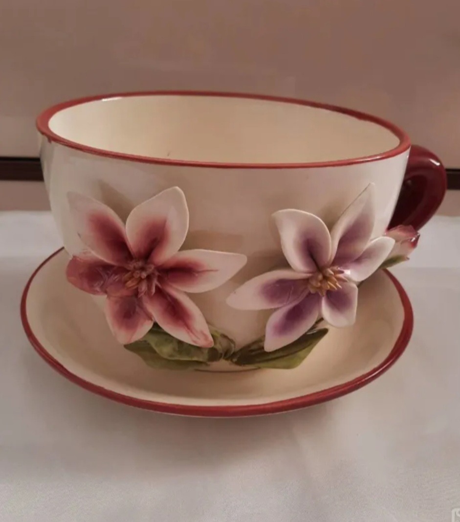 کاسه زیر و رو  یا ماگ بزرگ جهت سرو توضیحات