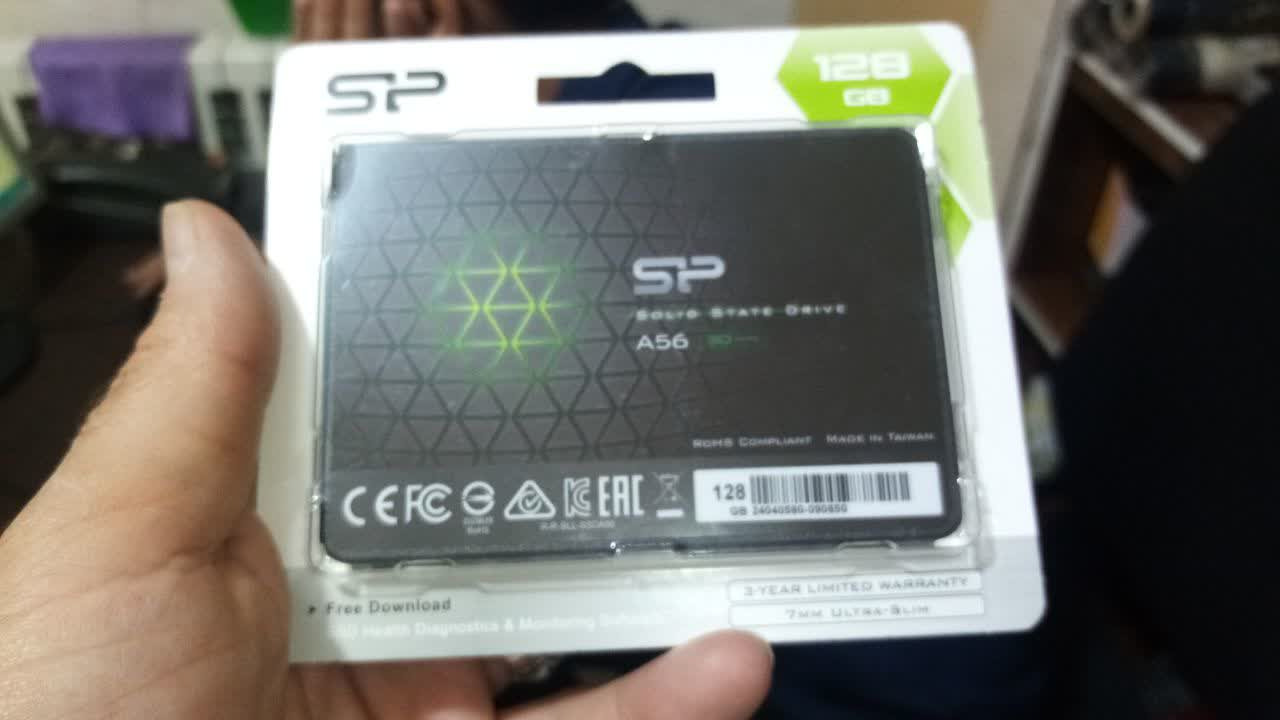 حافظه SSD SP A56 128GB گارانتی 36 ماهه متین