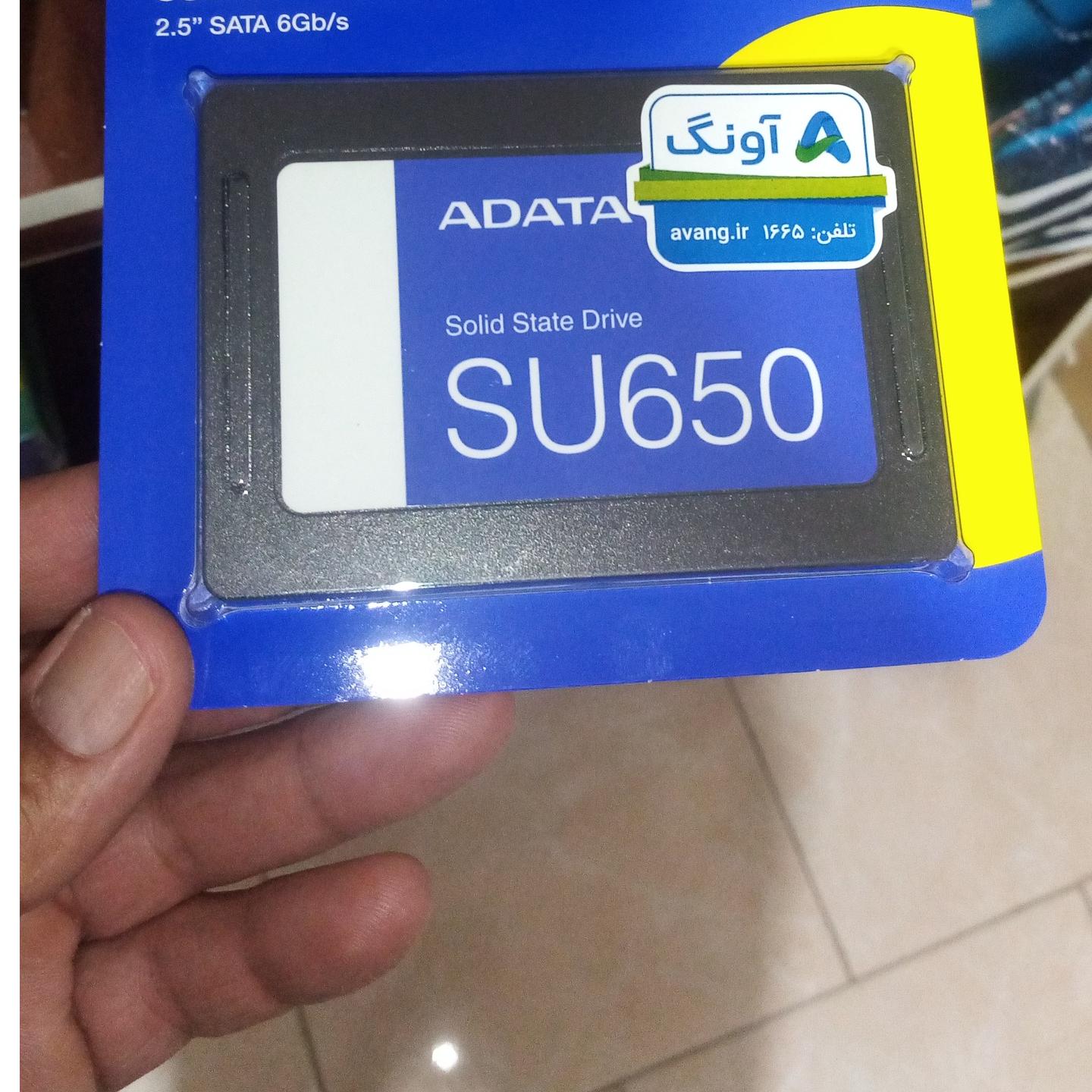 حافظه SSD ADATA Su650 480GB گارانتی آونگ