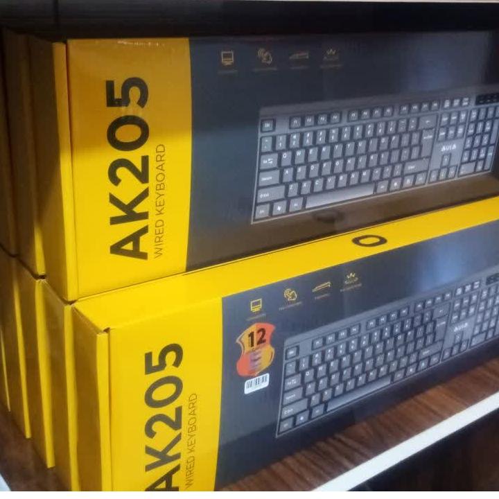 کیبورد باسیم Aula AK205 با گارانتی انزو سرویس