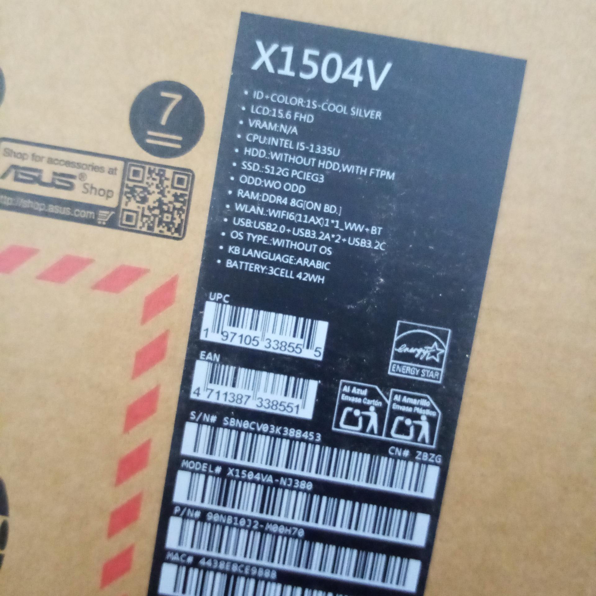 لپ تاپ ایسوس VivoBook X1504V