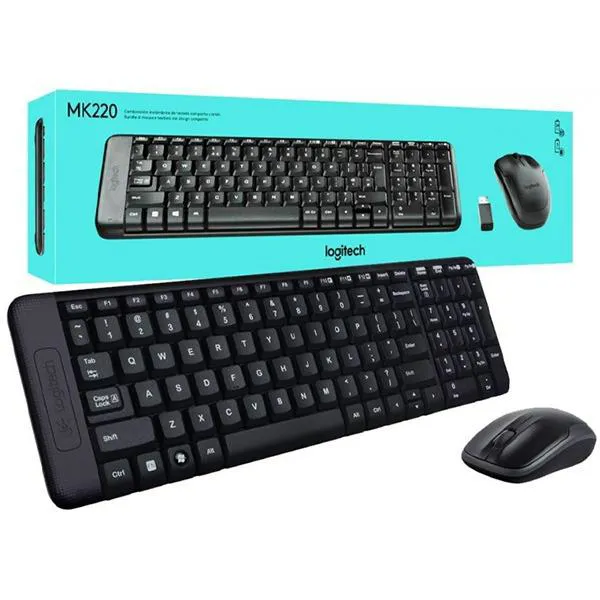 کیبورد و ماوس بیسیم مدل MK220 لاجیتک