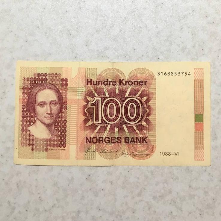 اسکناس _ 100 کرون 1988 نروژ