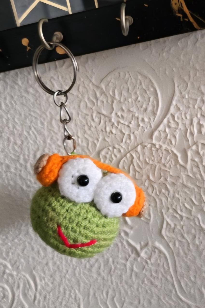 عروسک جاکلیدی کاموا