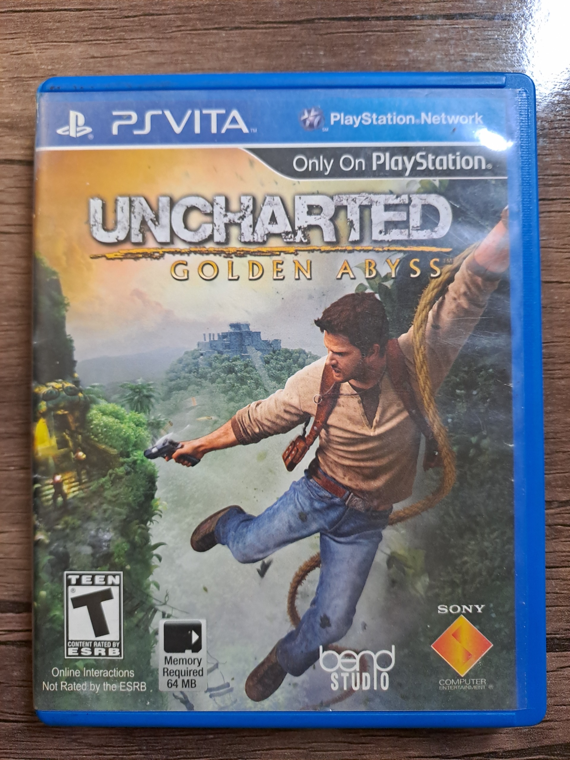 UNCHARTED GOLDEN ABYSS reg1 کاور 2 طرفه