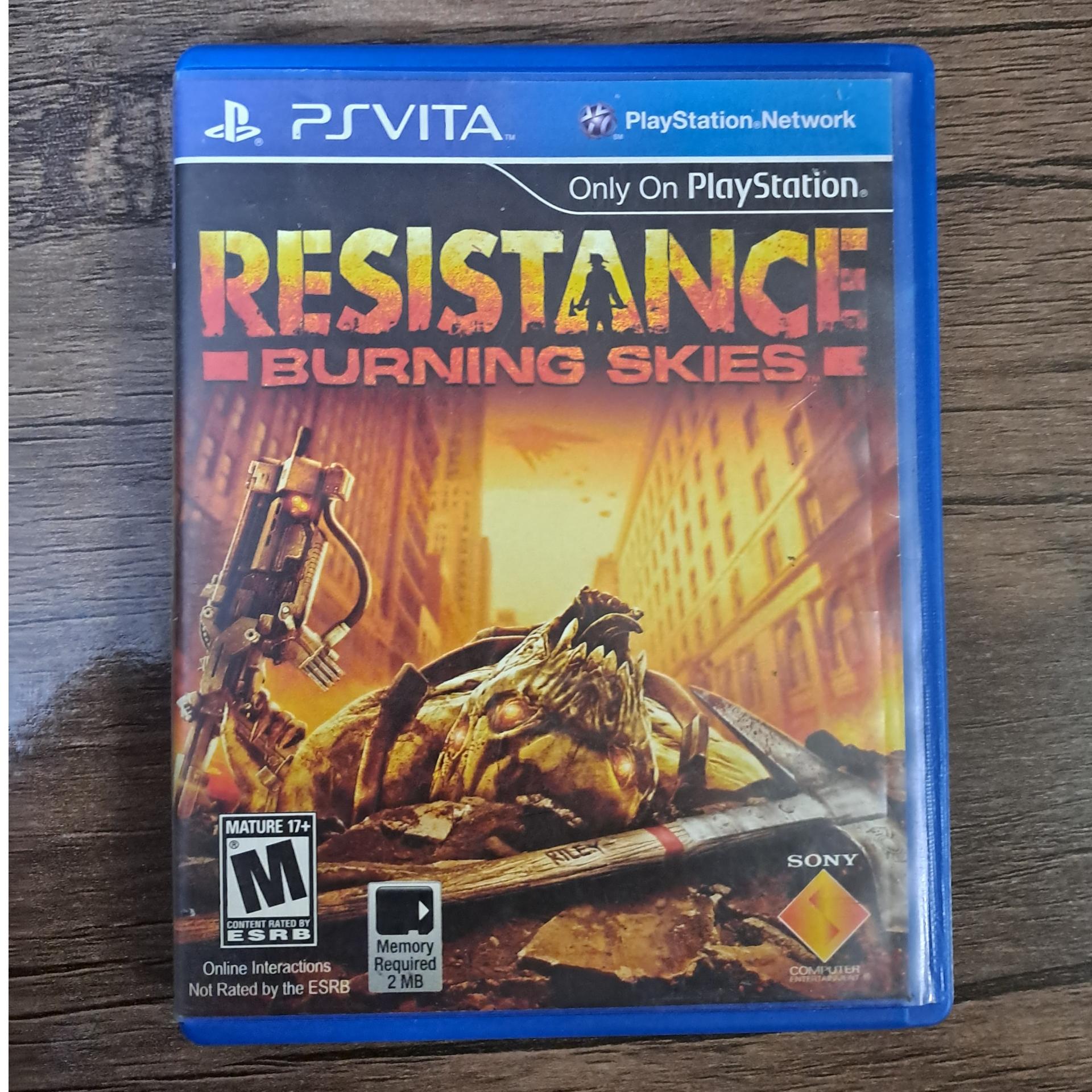 Resistance burning skies reg 1