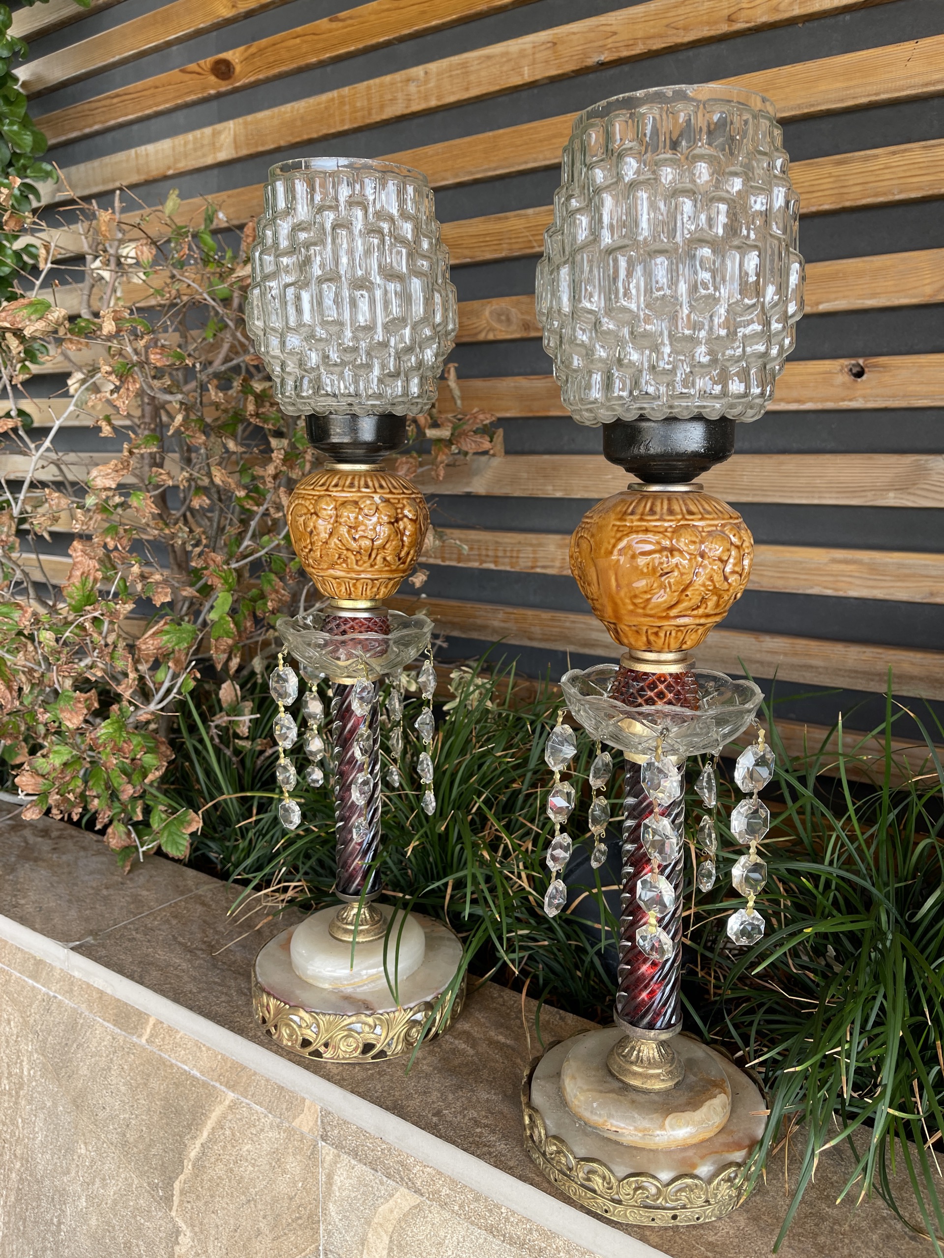 جفت چراغ طرح لاله