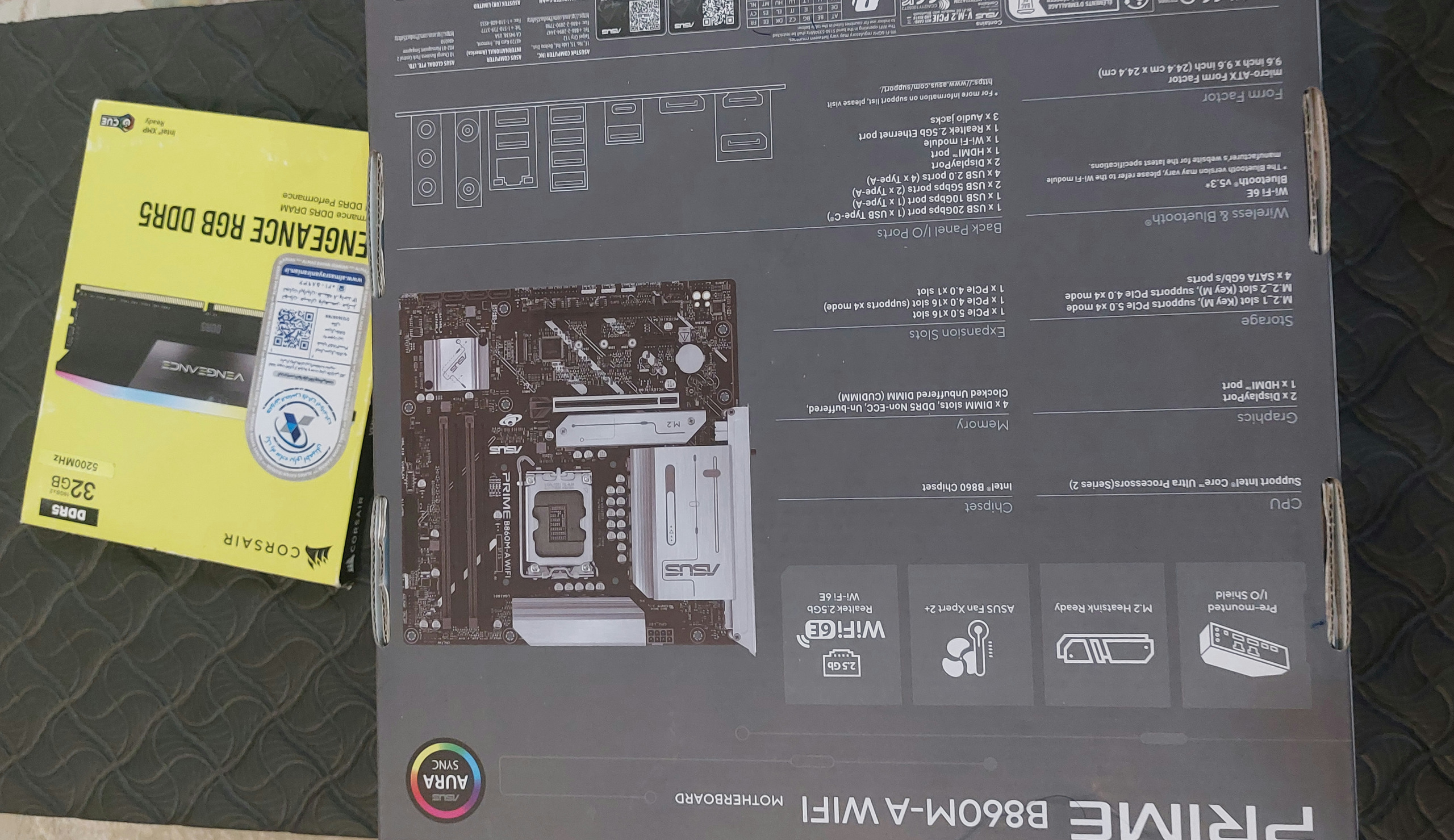 پکیج و 32GB Ram Core Ultra 5 245K B860
