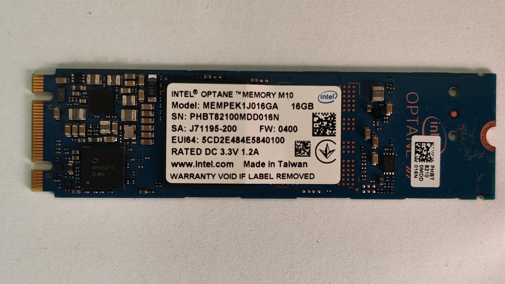 هارد SSD INTEL OPTANE MEMORY 16GB