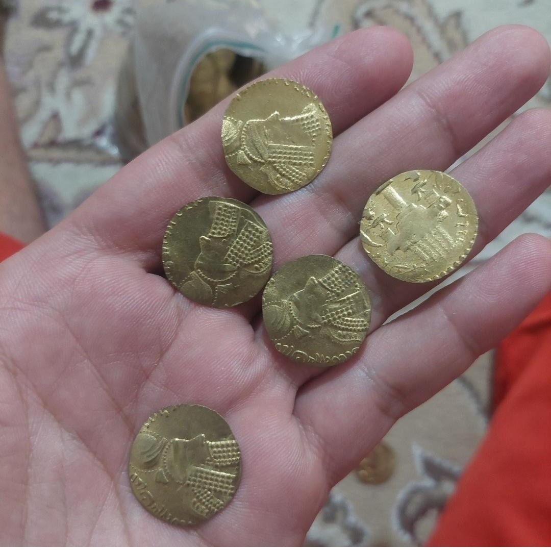 سکه دینار اردشیر ساسانی