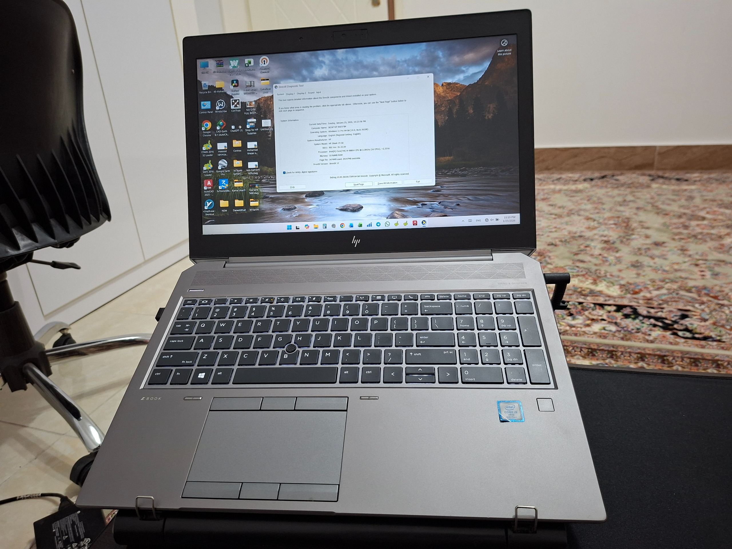 لپ تاپ استوک hp g6 i9