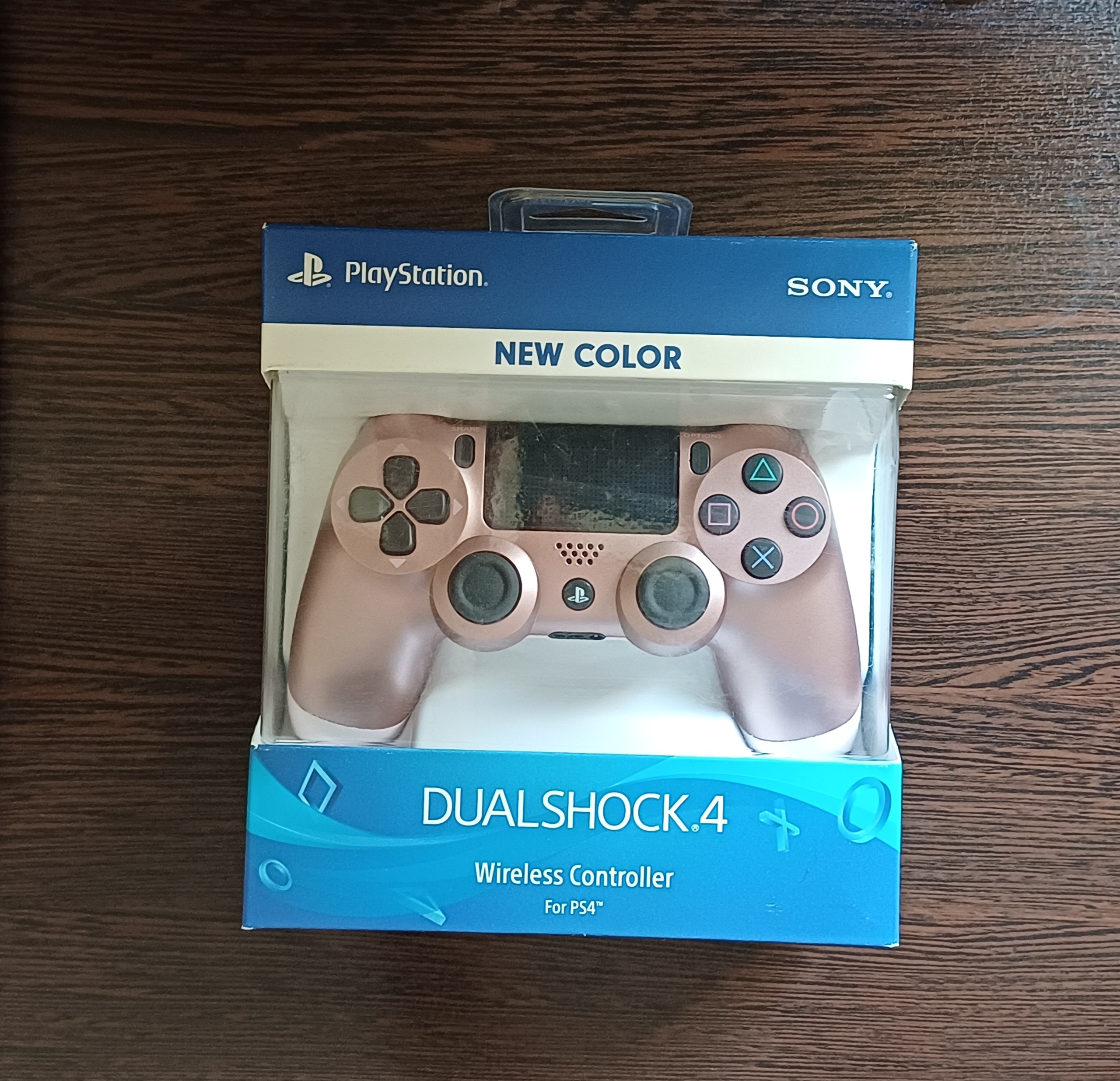 دسته اورجینال PS4 رز گلد آکبند