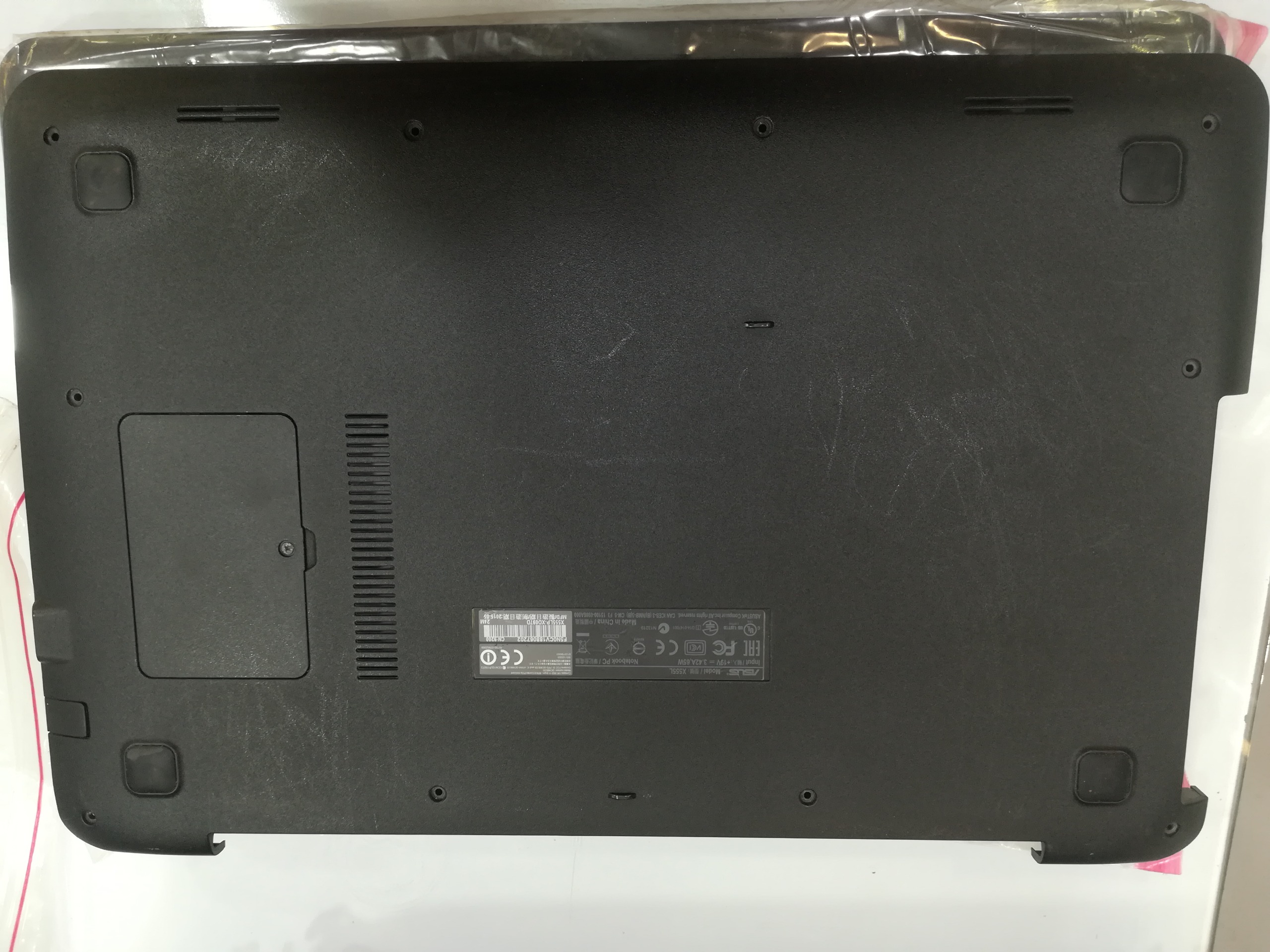 قاب کف لپ تاپ ایسوس asus x555L
