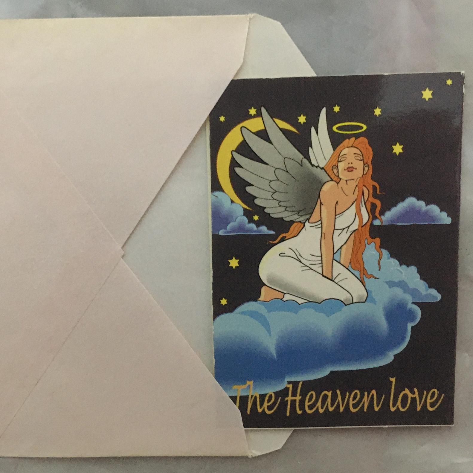 کارت پستال قدیمی فرشته