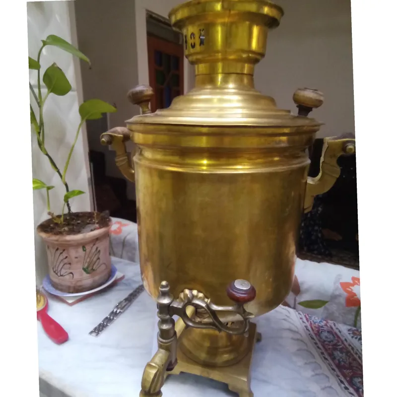 سماورزقالی8لتری درحدنونووزن سنگین ورق زخیم کمکار
