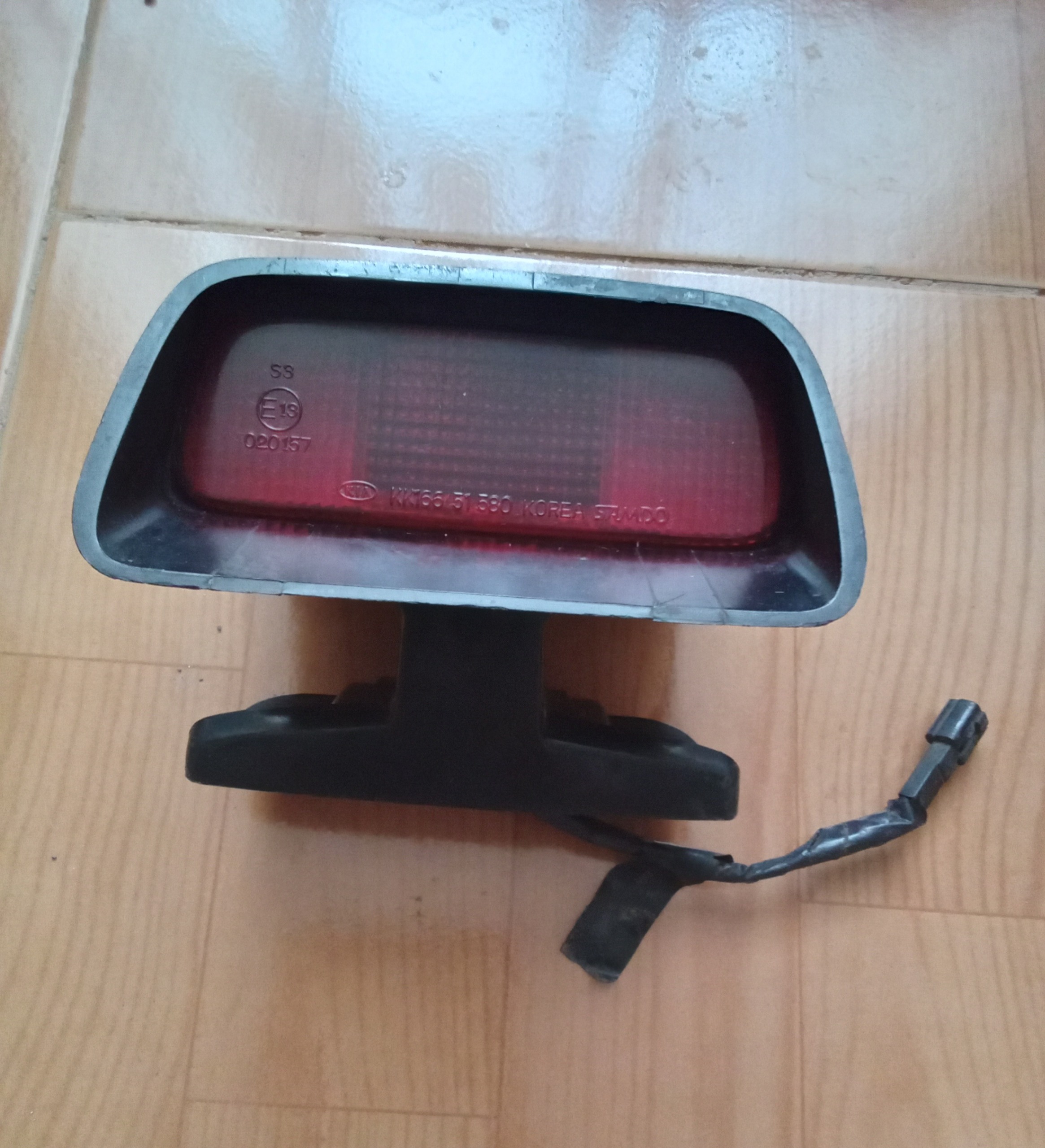 چراغ روی طاقچه عقب پراید سامدو_samdo