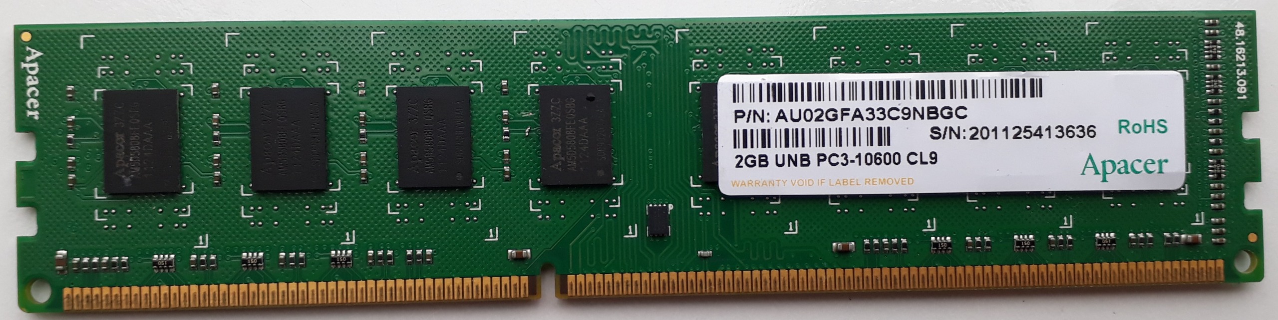 RAM DDR3 -2GB- Apacer دو رو چیپ