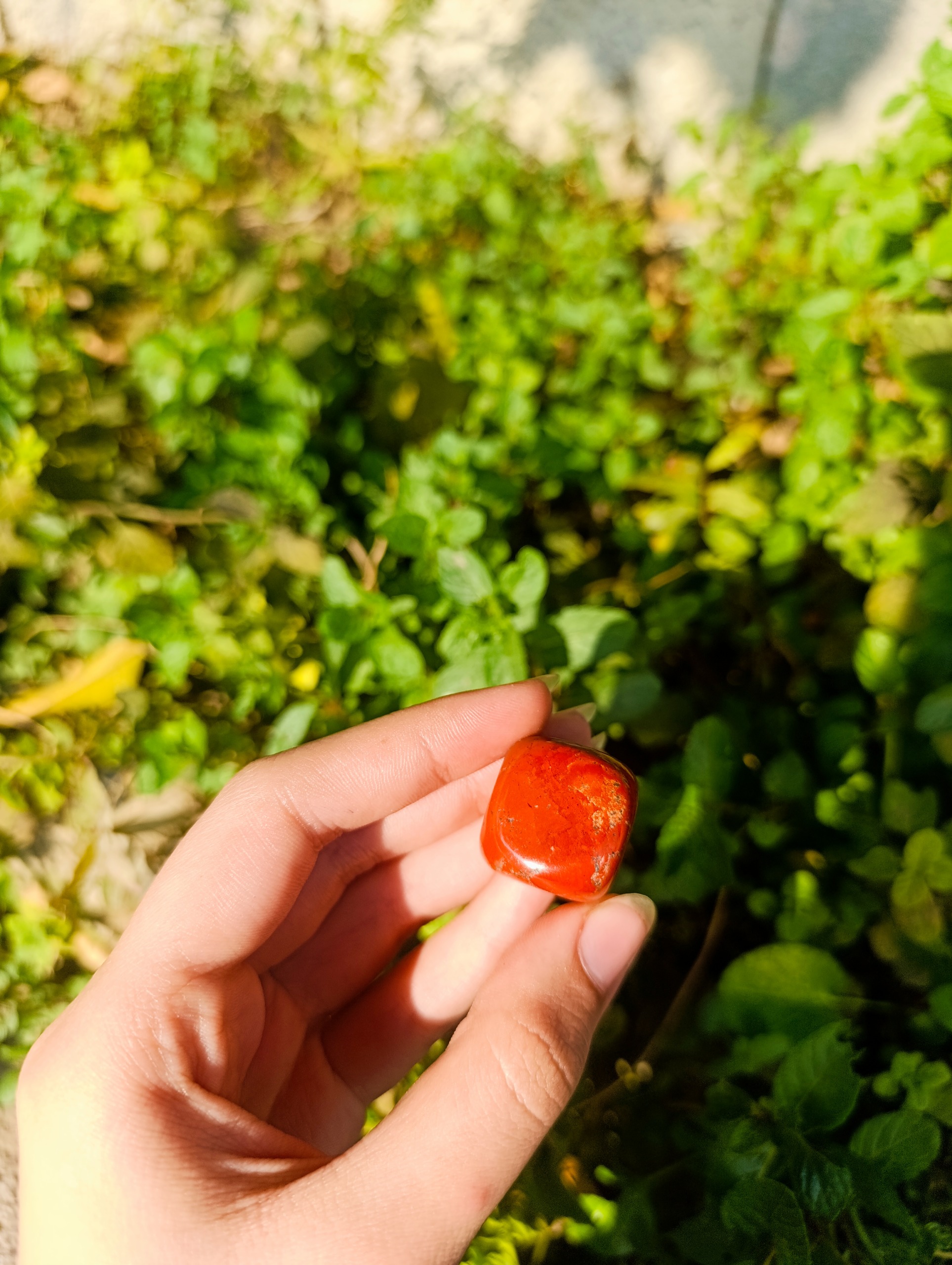 جاسپر سرخ اصل معدنی سنگ دفع انرژی منفی و چشم نظر