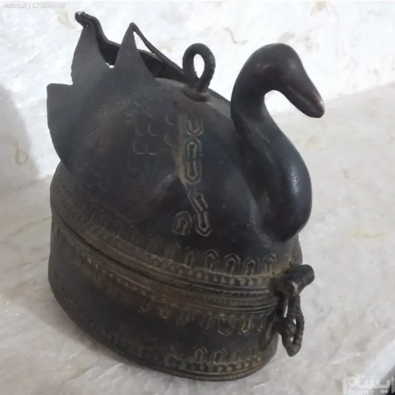 جواهردان برنجی آنتیک