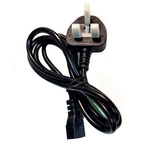 کابل برق سه پین فیوز دار کامپیوتر طول 1/5 متر