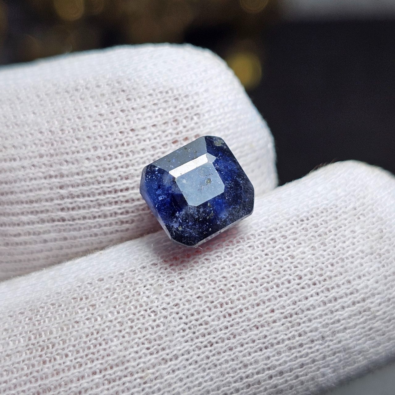  نگین سنگ یاقوت کبود معدنی کد  36408