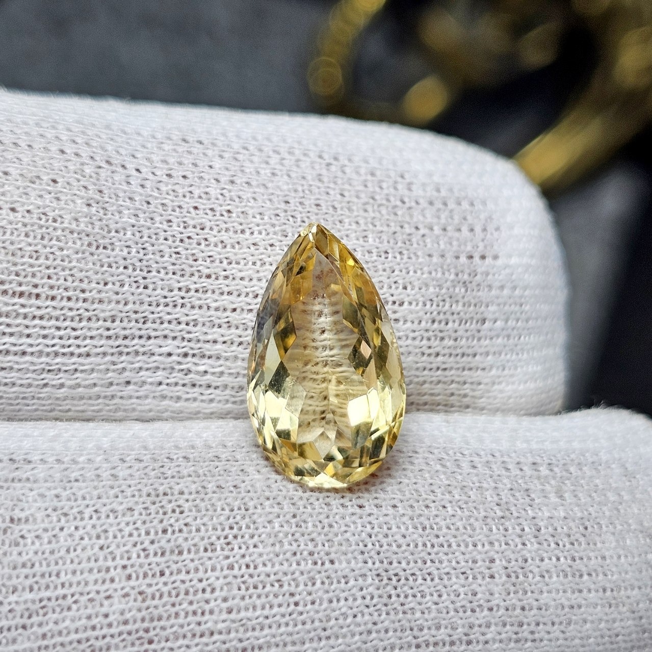 نگین سنگ سیترین معدنی آفریقایی کد 36462