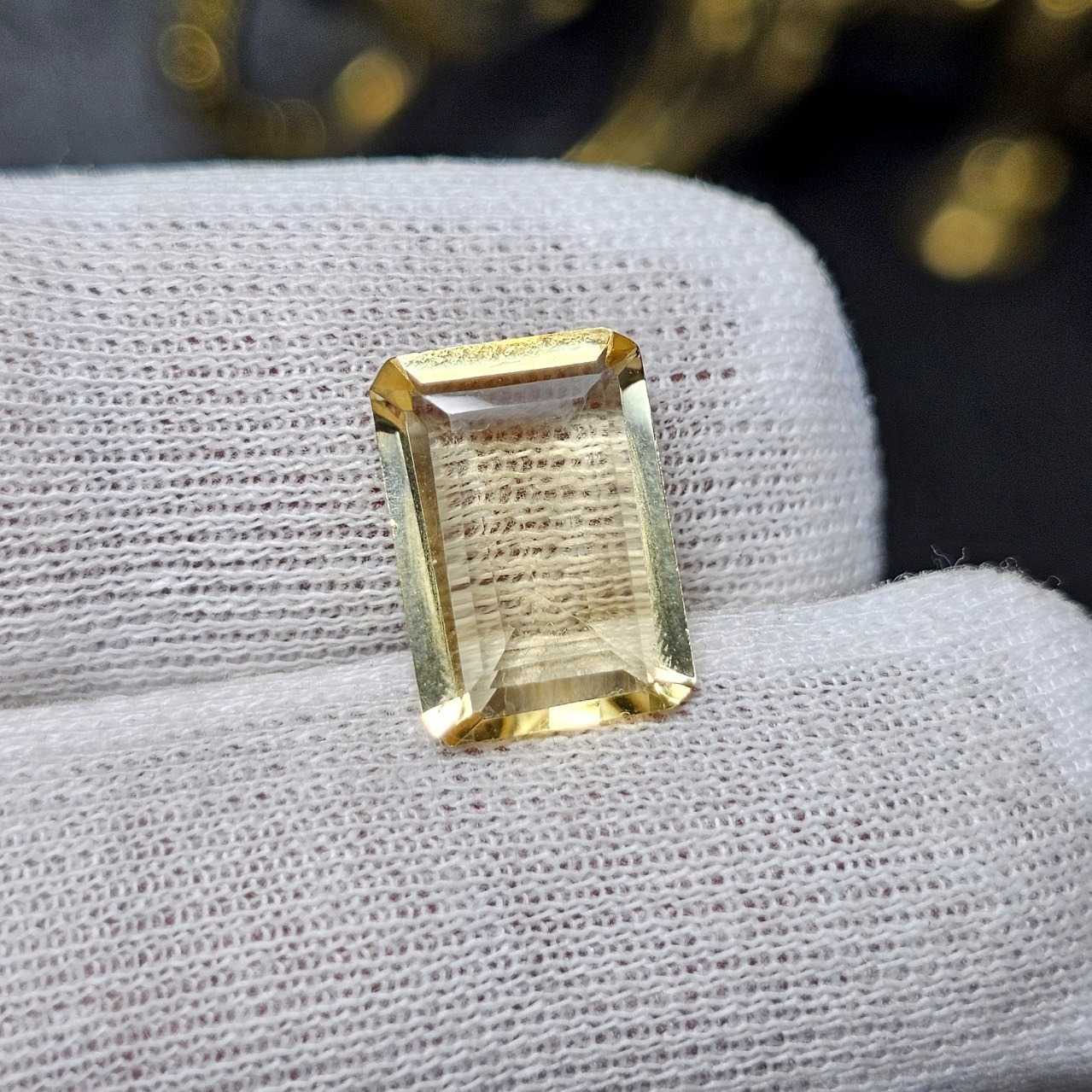 نگین سنگ سیترین معدنی آفریقایی کد 36466