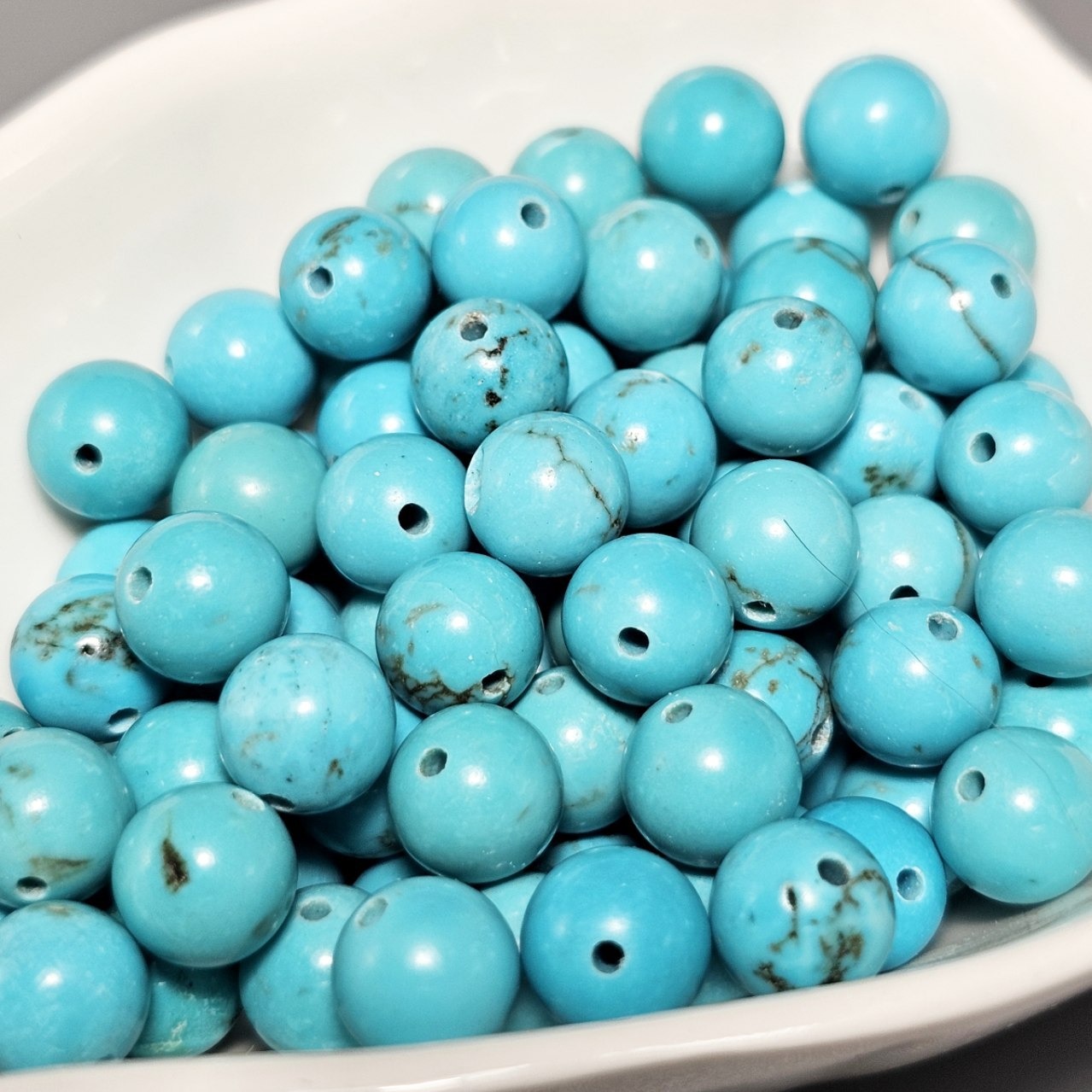 مهره سنگ فیروزه آبی قیمت هرعدد 10 هزار کد G81152