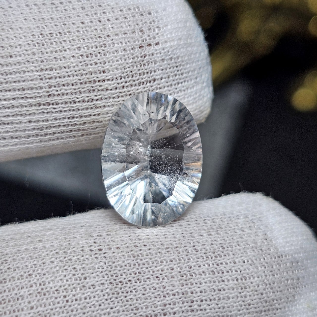 نگین سنگ کریستال کوارتز معدنی آفریقایی کد 36471