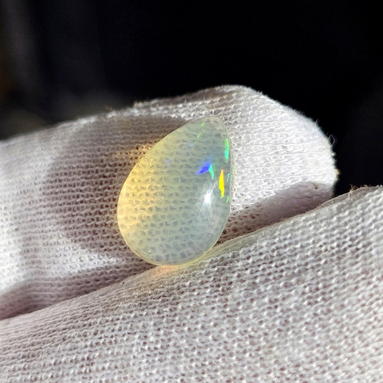  نگین سنگ طبیعی اپال معدنی اتیوپی کد  36528