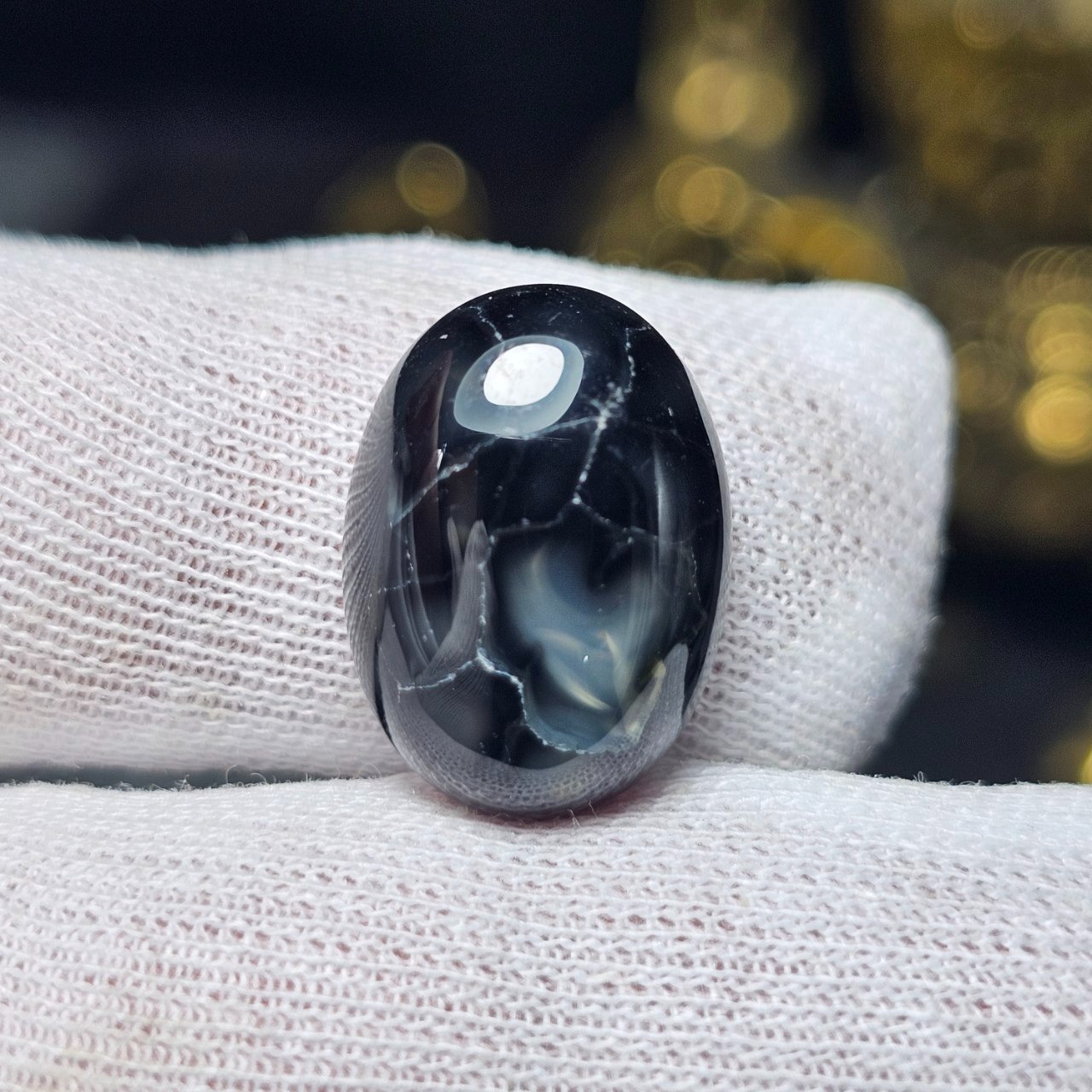  نگین سنگ عقیق دراگون معدنی کد S3691