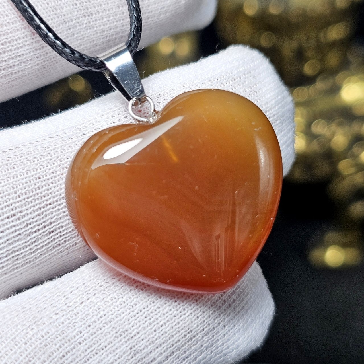  آویز گردنبند سنگ  عقیق جزع معدنی کد 36604